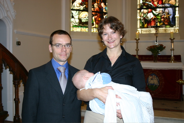 Sebastian zwar eingepennt, aber auch getauft