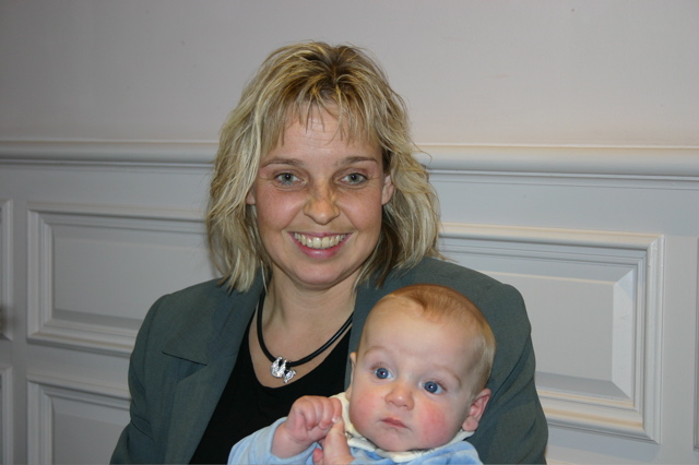 Sebastian mit Tante Ute